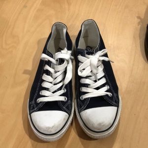 Retro Fire Canvas Lace Up Casual Slip On Sneakers